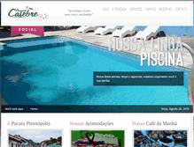 Tablet Screenshot of pousadacasebre.com.br